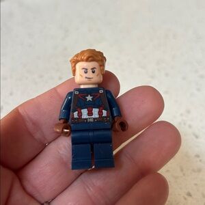 LEGO Marvel Super Heroes sh264 Captain America Minifigure Detailed Suit Minifig